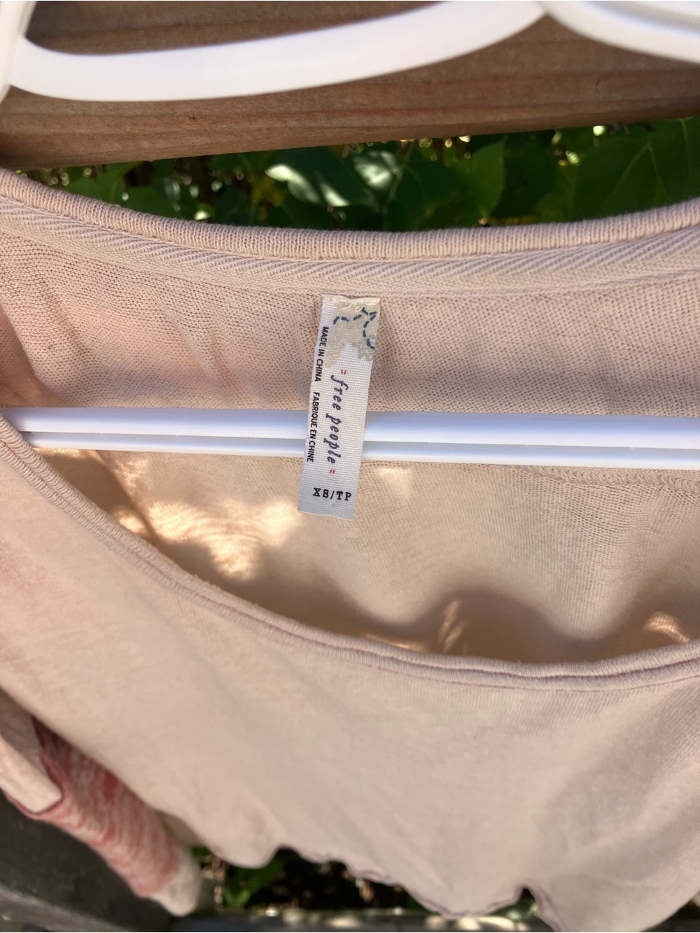 Free People Women's Blush Ribbed Bandeau Tank - Light Blush